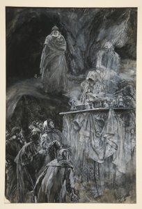 Das Bankett, Illustration für Akt III, Szene iii, Der Sturm