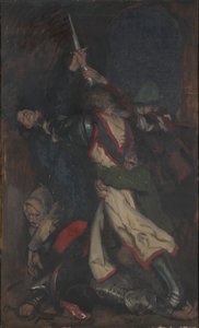 Der Knappe von niedrigem Rang von Edwin Austin Abbey