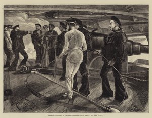 Hinterlader gegen Vorderlader, Waffendrill in der Marine