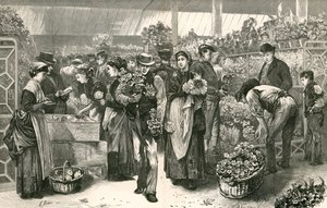 Der Blumenmarkt, Covent Garden, London