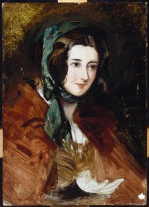 Eine Porträtstudie von Lady Harriet Hamilton