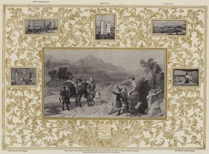 Ihre Majestät die Königin, die Prinzessin Royal und der Prinz von Wales in Loch Laggan, Schottland