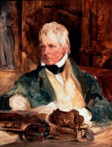 Porträt von Walter Scott (1771-1832), schottischer Schriftsteller von Edwin Landseer