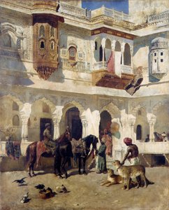 Der Rajah auf der Jagd, ca. 1885