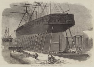 Hydraulischer Aufzug an den neuen Trockendocks, nahe Blackwall von Edwin Weedon