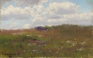 Wiese mit Sommerblumen von Eero Järnefelt