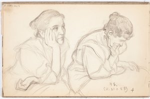 Saimi Järnefelt, Zwei Porträtskizzen