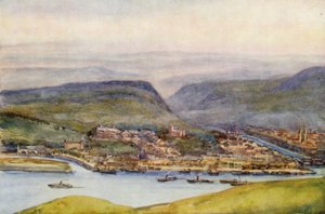 Der Rhein: Bingen, vom Germania-Denkmal