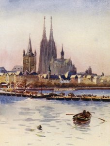 Der Rhein: Beim Verlassen von Köln
