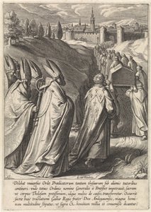 Sarg von Thomas von Aquin wird in die Dominikanerkirche von Toulouse gebracht von Egbert van Panderen