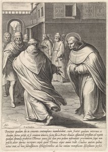 Thomas von Aquin in Bologna (Das Leben des heiligen Thomas von Aquin) von Egbert van Panderen