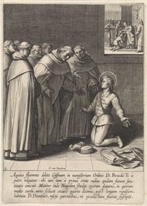 Thomas von Aquin tritt dem Dominikanerorden bei