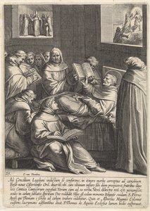 Thomas von Aquin wird auf dem Weg zum Zweiten Konzil von Lyon krank von Egbert van Panderen