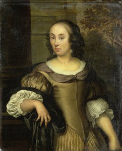Porträt einer jungen Frau von Eglon van der Neer