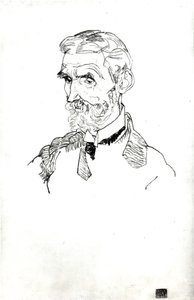 Porträt des Schwiegervaters des Künstlers, Johann Harms, 1915
