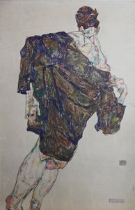 Figur mit Mantel, 1913