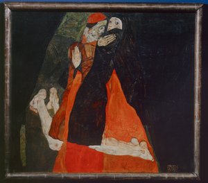 Kardinal und Nonne von Egon Schiele