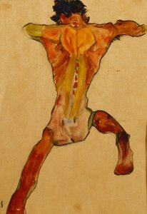 Männlicher Rückenakt, 1910
