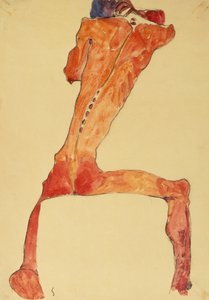 Mannerrückenhaut von Egon Schiele