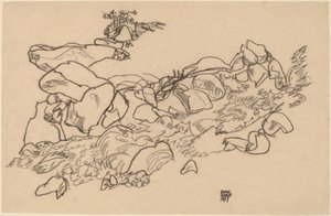 Bergbach von Egon Schiele