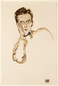Porträt des Kunsthändlers Paul Wengraf, 1917 von Egon Schiele