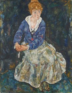 Porträt der Frau des Künstlers, Edith Schiele