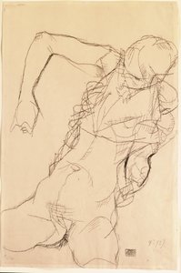 Sitzender Akt, 1914