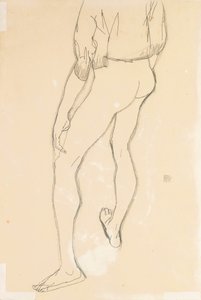 Stehender männlicher Akt, 1913