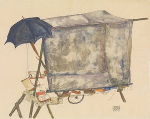 Straßenkarren, 1914 von Egon Schiele