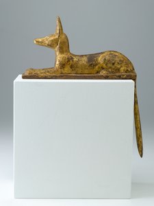 Anubis in Form eines liegenden Schakals, 26.-25. Dynastie, Spätzeit, 715-525 v. Chr.