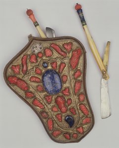 Paar Rasiermesser mit Haltern, gefunden auf dem Schlachtfeld von Heliopolis