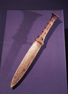 Dolch, aus dem Grab von Tutanchamun (ca. 1370-1352 v. Chr.) Neues Reich