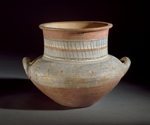 Dekorierter Krug mit Henkel, Amarna, 14. Jahrhundert v. Chr.