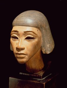 Kopf eines Harfenspielers, aus Tell El-Amarna, ca. 1370-1360 v. Chr.