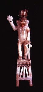 Leomorphes Salbengefäß, aus dem Grab von Tutanchamun, Neues Reich von Egyptian 18th Dynasty