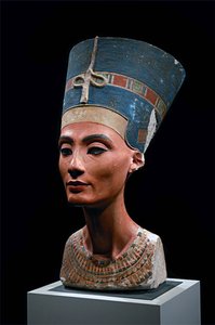 Nofretete (14. Jahrhundert v. Chr.) Königin-Gemahlin des Pharao Echnaton von Egyptian 18th Dynasty