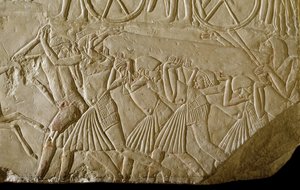 Relief aus dem Grab von Horemheb (Stein) von Egyptian 18th Dynasty