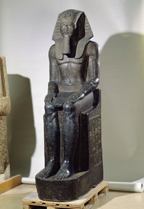 Statue von Amenophis III (ca. 1391-1353 v. Chr.) aus Tanis, Neues Reich