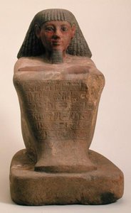 Statue des Schreibers Maaniamen, Mitte des 15. Jahrhunderts v. Chr., Neues Reich von Egyptian 18th Dynasty