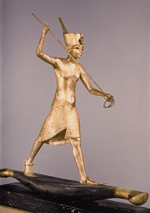 Der Harpunier, aus dem Grab von Tutanchamun (ca. 1370-1352 v. Chr.) Neues Reich von Egyptian 18th Dynasty