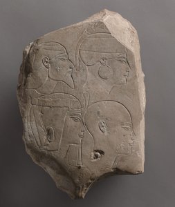 Probestück, beidseitig bearbeitet, ca. 1391-1353 v. Chr. von Egyptian 18th Dynasty