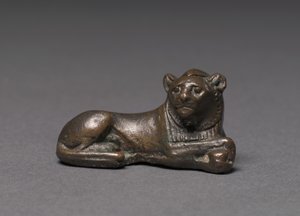 Gewicht in Form eines Löwen, ca. 1391-1353 v. Chr. von Egyptian 18th Dynasty