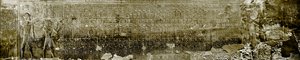 Ägyptische Antiquität: Liste der Könige von Abydos. Tempel von Sethi I