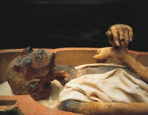 Mumie von Ramses II., Detail