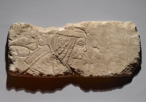 Relief einer Frau, möglicherweise aus Tell el-Amarna, Neues Reich, ca. 1353-1336 v. Chr.