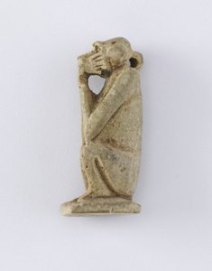 Sitzender Affe, Neues Reich, ca. 1292-1190 v. Chr. von Egyptian 19th Dynasty