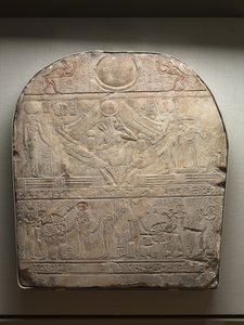 Stele des Hohepriesters von Ptah, Shedsunefertem, 945-924 v. Chr. von Egyptian 22nd Dynasty