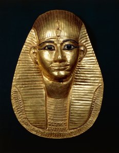 Schatz von Tanis, Goldmaske von König Amenemope von Egyptian 22nd Dynasty