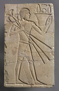 Männlicher Opferträger, ca. 667-647 v. Chr. von Egyptian 26th Dynasty
