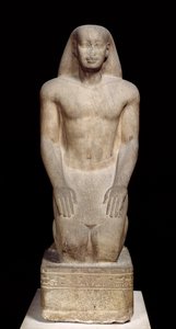 Statue von Nakhtorheb kniend, Saite-Periode, ca. 595-589 v. Chr.